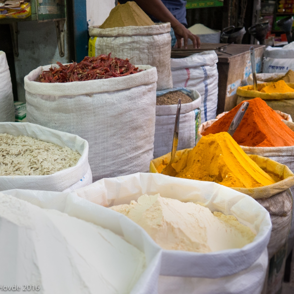 Spices in street stall, my neighborhood, Dhaka, Bangladesh